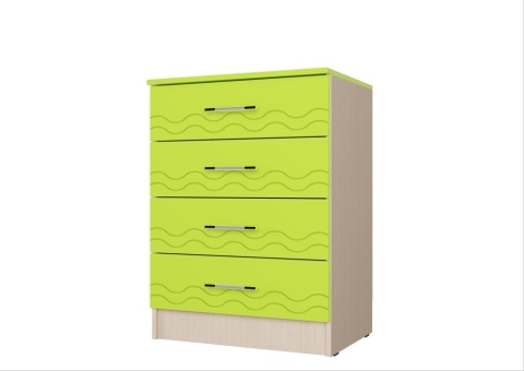 Комод Юниор-2 МДФ (Д-600 х В-820 х Г-430 мм)/Разные Цвета
