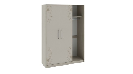 Спальный Гарнитур Мадлен №2 Ясень Шимо/Бежевый Глянец с Рисунком